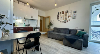 Pronájem bytu 2+KK 42,8 m + balkon 5 m + sklep, ul. Říčanská, Brno-Žebětín